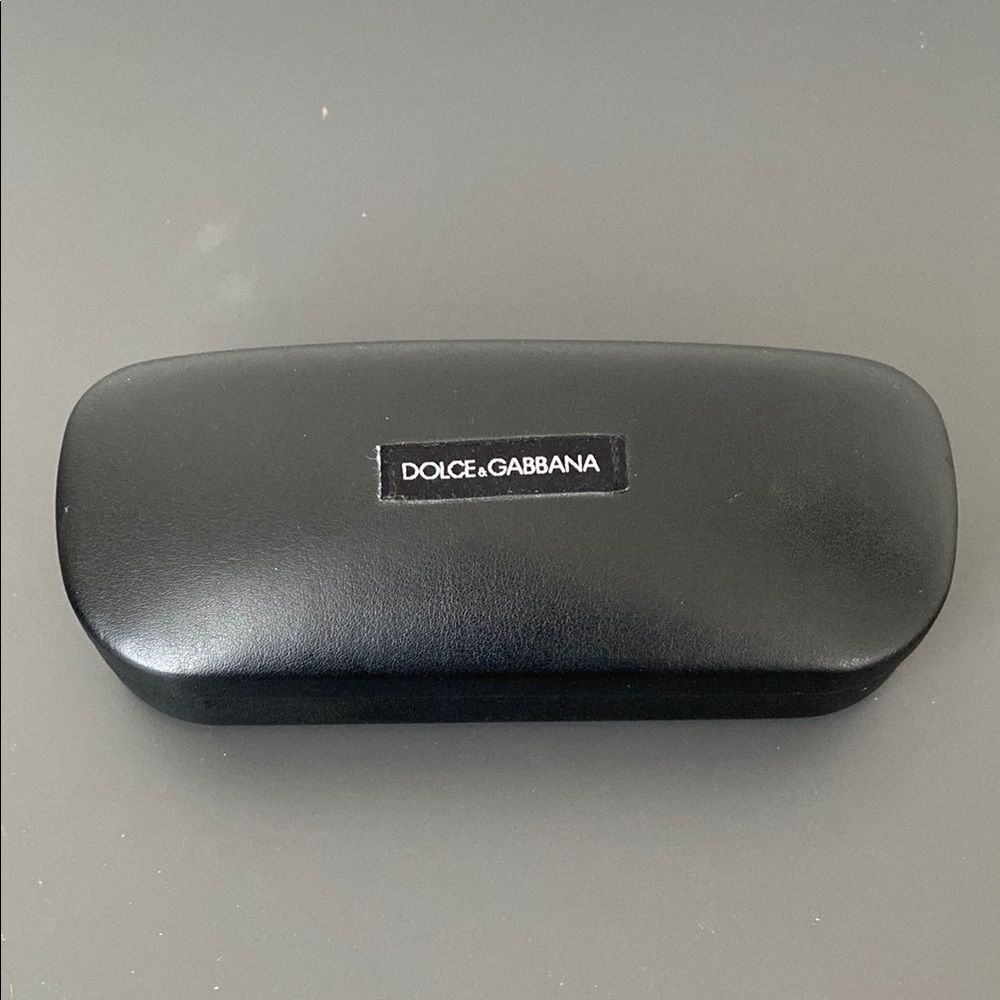 Dolce & Gabbana Black Glass Case OS